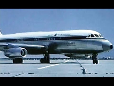 NASA Convair CV-990A Galileo - "Take-off Moffett Field" - 1965