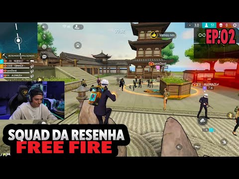 CORINGA VOLTOU COM O SQUAD DA RESENHA COM NOBRU, BOCA DE 09 E RACHA - FREE FIRE