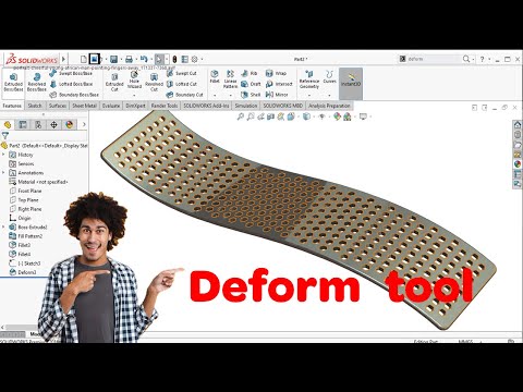 #solidworks | HOW TO USE A DEFORM TOOL?|