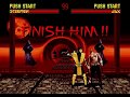 Mortal Kombat II Unlimited Fatalities Enhanced Colors End Credits Mega Drive Genesis Hack