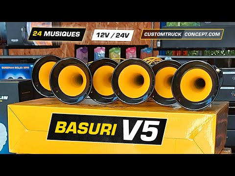 Klaxon Basuri V5 Baby Shark 5.0 12/24V #horn