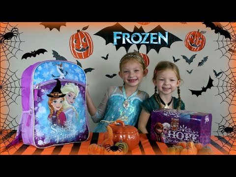 FROZEN SURPRISE BACKPACK * Frozen Capsules * Frozen Elsa & Anna Video
