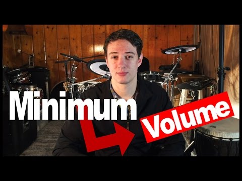 Increase Ghost Note Volume! How Minimum Volume Works (Sound Design For Drummers Part 5)