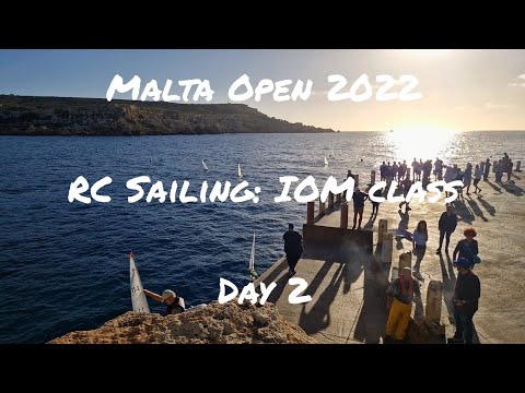 Malta Open 2022, Day 2 - IOM class sailing