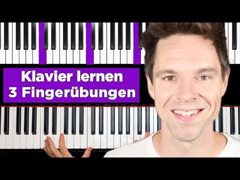 Klavier lernen – 3 Fingerübung + Der werdemusiker Adventskalender 2018