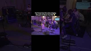 Kai Cenat lost his voice singing this part of Gives You Hell 😭