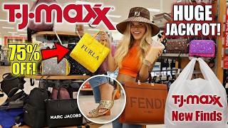 Shopping for REAL LUXURY for LESS at TJ Maxx! Fendi, Furla & 75% Off Jackpot Shop With Me Haul