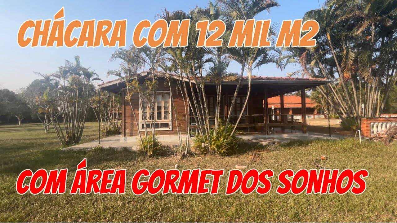 CHÁCARA DE 12 MIL M2/ COM LINDA CASA E UMA ÁREA GORMET DOS SONHOS A VENDA EM SÃO PEDRO(SP)