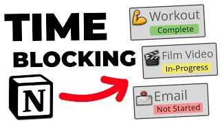 Easily Set-Up Notion Timeblocking | Try this Notion Planning Method! ⌚