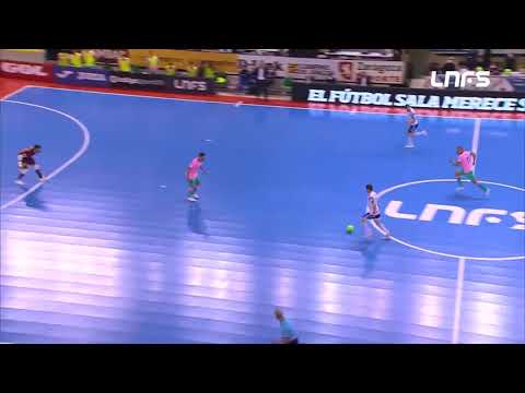 Gol de Adri Ortego (4-4) Fútbol Emotion Zaragoza - Barça FS. J24, 1Div. LNFS