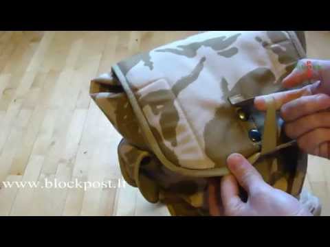 Didžiosios Britanijos dujokaukės dėklas (krepšys) 630129 video