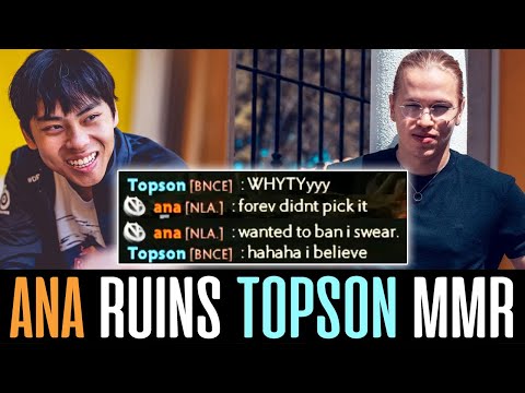 Topson CRAZY RIKI GAME against ANA cancer PICK DOTA 2