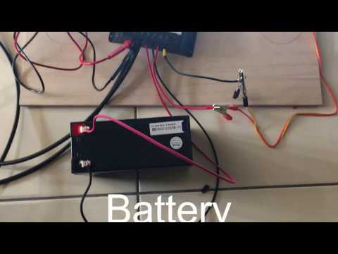 100W Solar Panel test