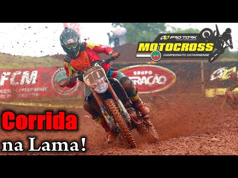 Chuva, Lama e Tombos na Abertura do Motocross em Campos Novos SC