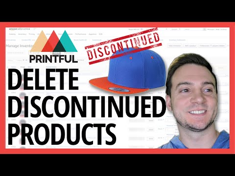 1st YouTube video about how to delete products in printful