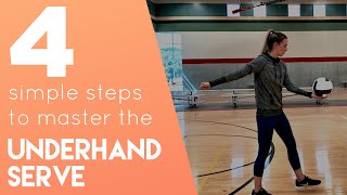 4 Steps to Master the Underhand Serve