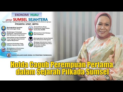 Holda, Cagub Perempuan Pertama Maju Pilkada Sumsel 2024