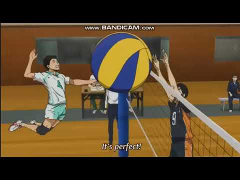 Oikawas insane set to Iwaizumi