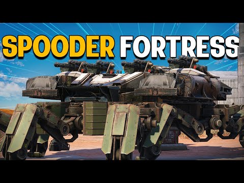 We Created A Walking Spooder Fortress With 4 Reaper Miniguns