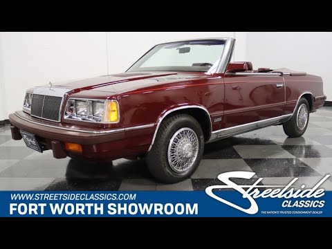 1986 Chrysler LeBaron (CC-1492701) for sale in Ft Worth, Texas