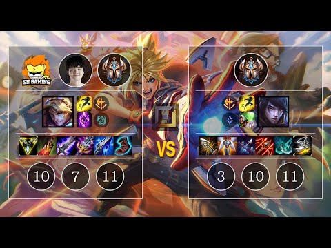 SN Weiwei Ezreal vs Aphelios Bot - KR Challenger Patch 10.11
