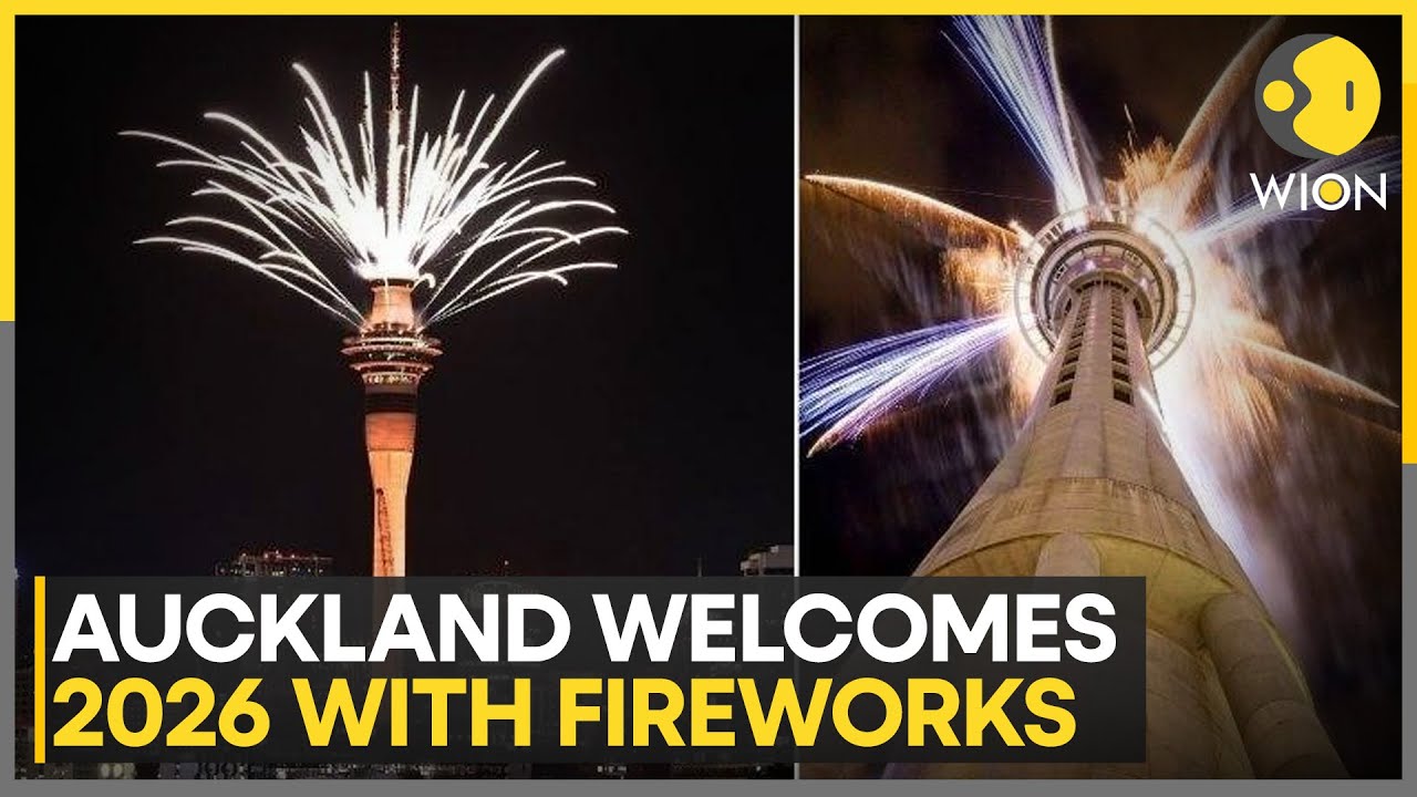 New Year 2026: Auckland Skies Ablaze With Dazzling Fireworks Celebration | WION
