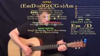 preview picture of video 'Walk Out on Me (Empire) Guitar Lesson Chord Chart'