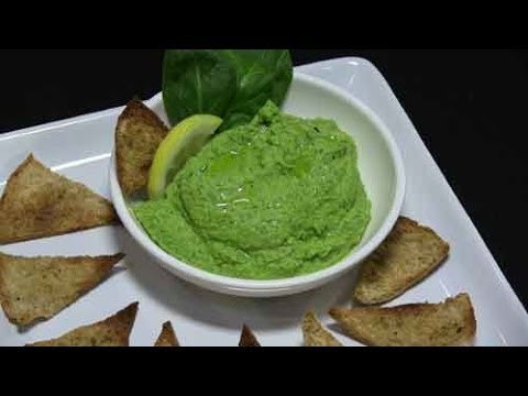 ほうれん草とグリーンピースのフムス｜カレーのベジタリアンレシピを教えて (Spinach & Green Pea Hummus | Show Me The Curry Vegetarian Recipe)