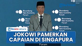 Pidato di Singapura! Jokowi Akui Sulit Bangun Ekonomi untuk 280 Juta Penduduk, Pamerkan QRIS-Gojek