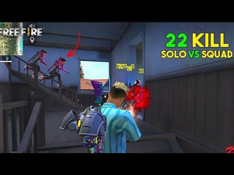Solo vs Squad 2 Kar98k 23 Kill OverPower Gameplay - Garena Free Fire- UNKNOWN GAMERZ