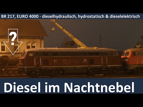 Diesel im Nachtnebel - Euro 4000, BR 217, Technik, Antriebskonzepte - Alex E