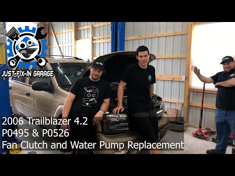 2006 Trailblazer P0495 and P0526 - Fan Clutch and Water Pump Replacement