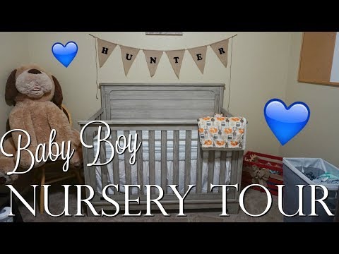 BABY BOY NURSERY TOUR 2018! Video