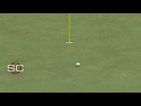 Tiger Woods approach shot on the 16th hole at Augusta | The Masters