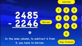 Subtraction For Kids iPhone/iPad App