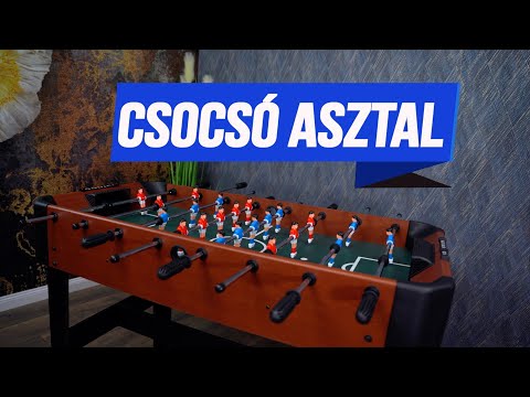 Csocsó asztal, asztali foci, csocsóasztal (MD018) - Videó