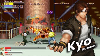 KYO VS SLICE | MUSTAPHA X KOF | GAMEPLAY | HINDI #cadillacsanddinosaurs  #openbor #kof