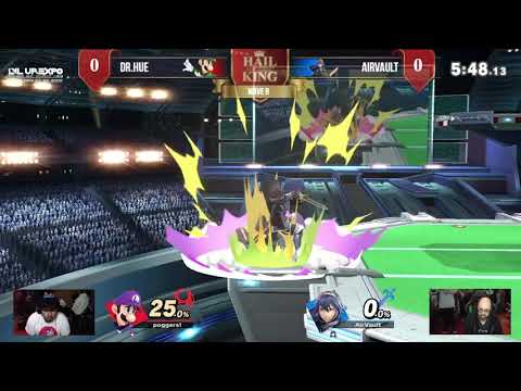 Hail To The King 4: Dr.Hue (Luigi) vs Airvault (Lucina) - Wave B