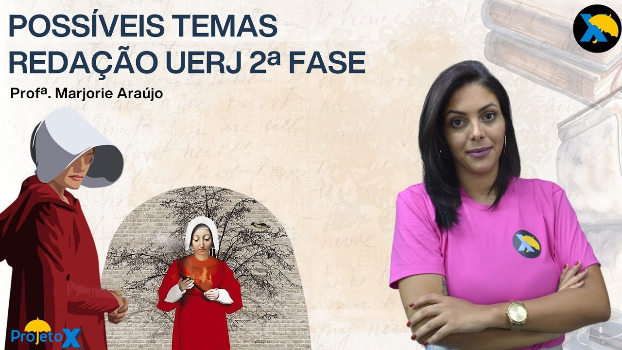 O CONTO DE AIA | Debate de possíveis TEMAS DA REDAÇÃO UERJ | Prof.: MÁRJORIE ARAÚJO | Ao Vivo