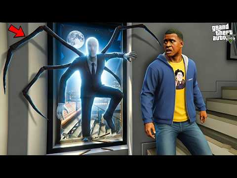 Slender Man ATTACK on Franklin and Shinchan at 12AM In GTA 5 | Paradox FTW
