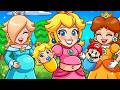 PRINCESS PEACH DAISY ROSALINA Are PREGNANT With TWINS In Roblox Mario Blox