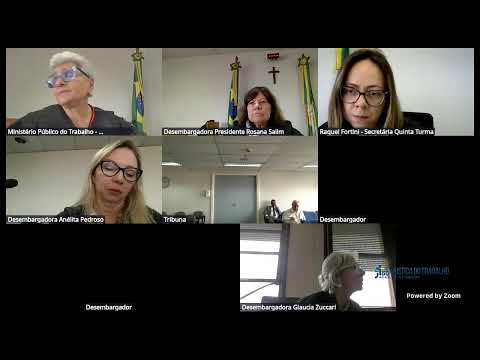 SESSÃO DA QUINTA TURMA - TRT/RJ- 05.11.2025