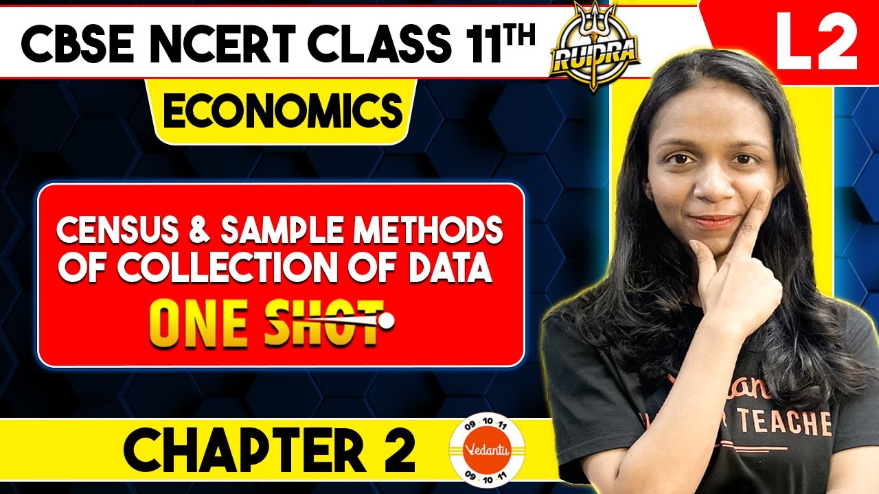 Census and Sample Methods of Collection of Data One Shot | CBSE Class 11 Economics | Surabhi Mam