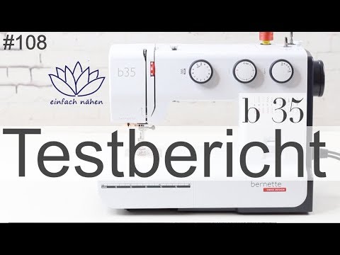 Sewing machine for beginners | Review of the Bernette 35 - with Anna from simply sewing