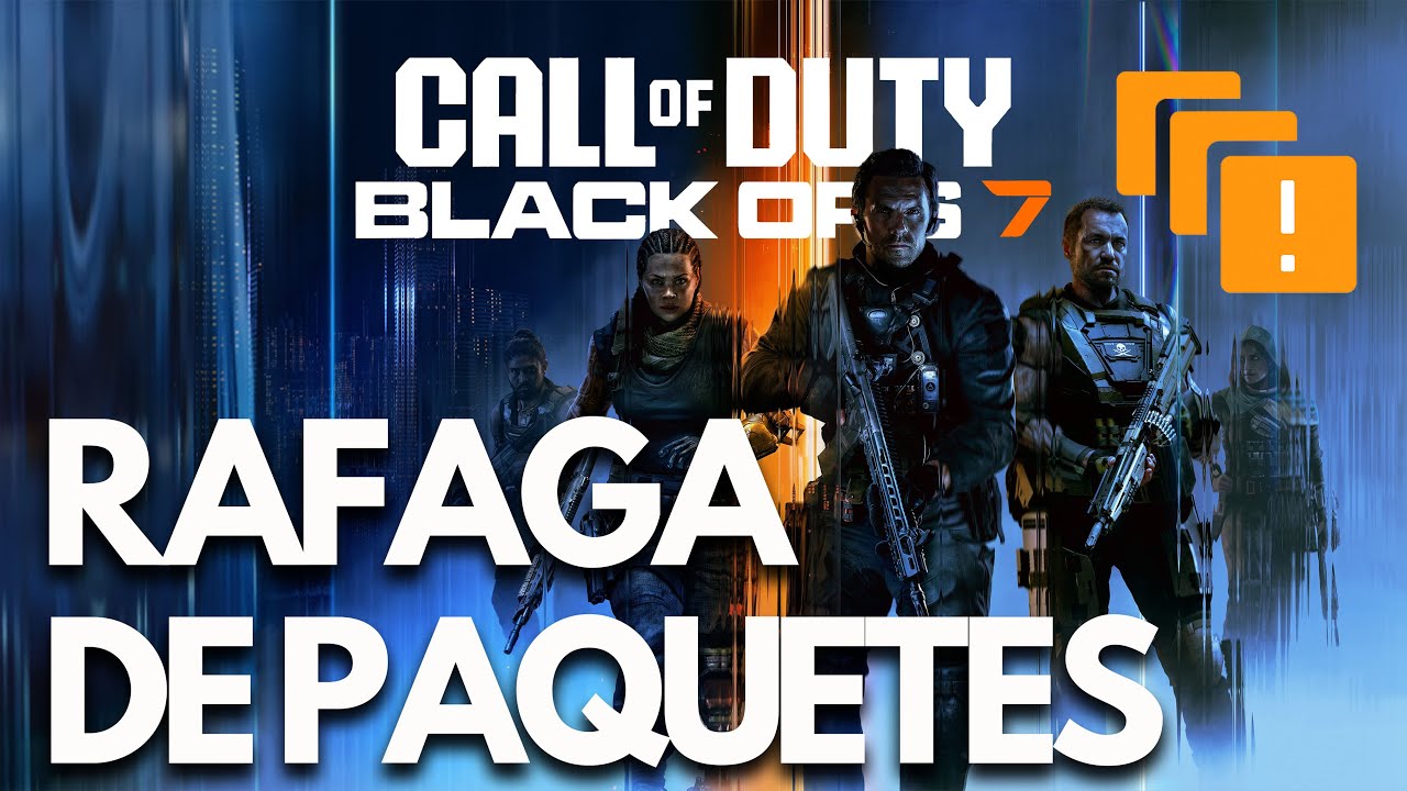 Call of Duty Black Ops 7 Rafaga de Paquetes y Lag - Solucion