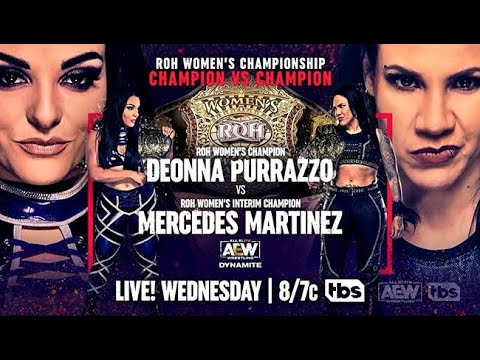 [2022.5.4 ACW Dynamite] Deonna Purrazzo vs Mercedes Martinez (ROH Women's Championship)