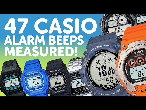 47 #CASIO WATCH ALARM BEEPS - Measured in Decibels (dB)!