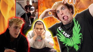 REACTING TO JAKE PAUL’S FIGHT WITH WOLFIE!