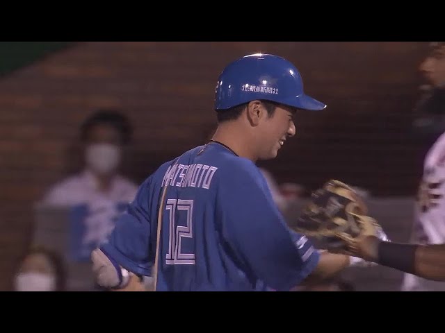 【6回表】本日も2安打!! ファイターズ・松本剛 三塁線を破るタイムリーヒット!! 2022年9月2日 東北楽天ゴールデンイーグルス 対 北海道日本ハムファイターズ