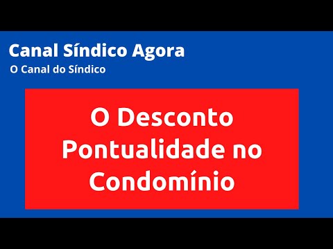 Desconto Pontualidade no Condomínio